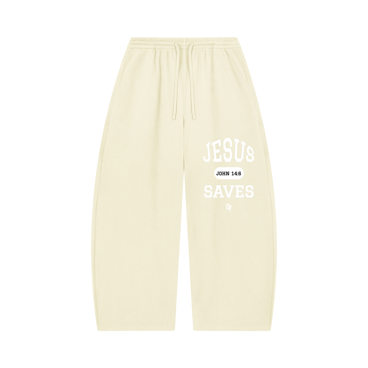 JESUS SAVES Classic | Waffle Barrel Pants