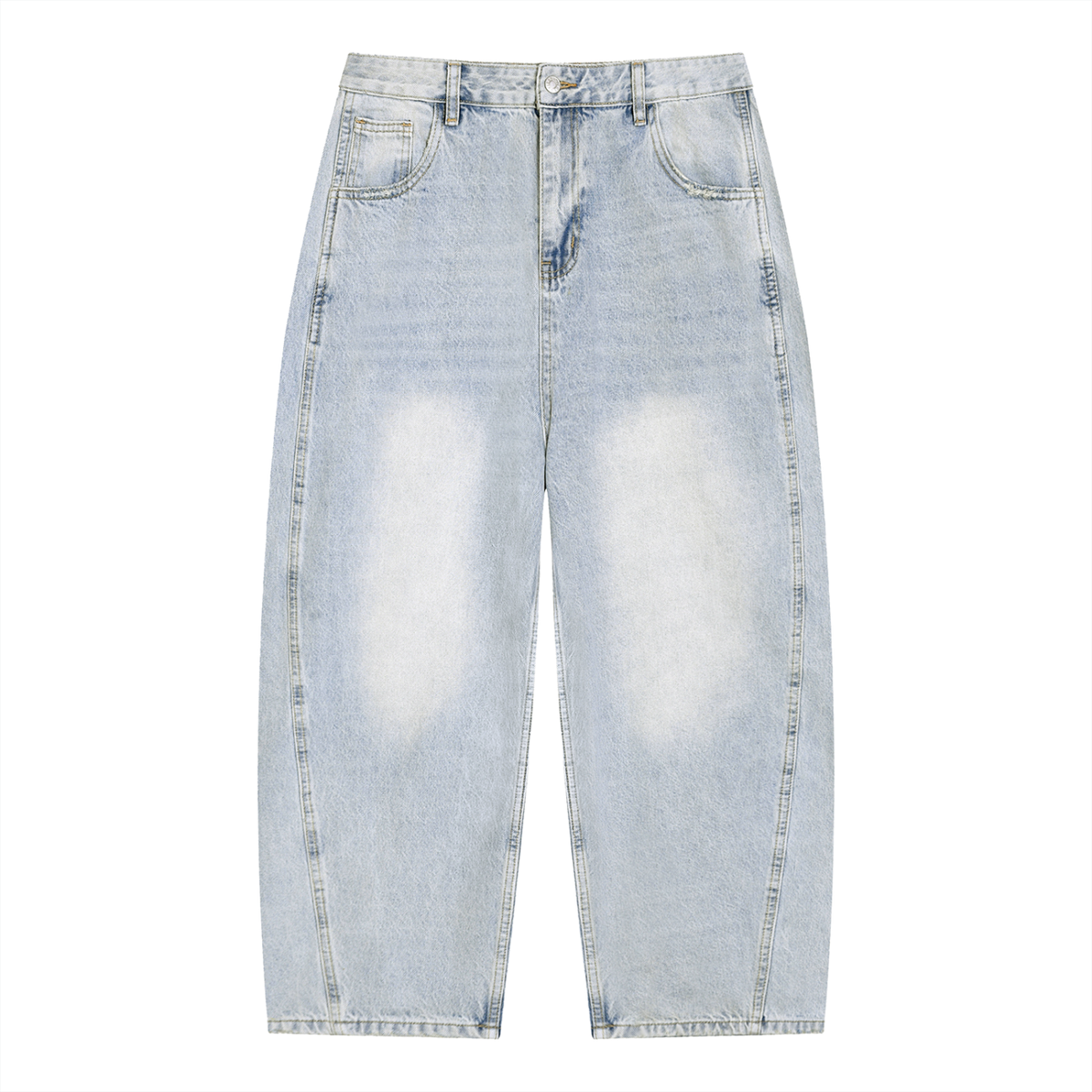 Vintage Wash Sunfade Barrel Jeans