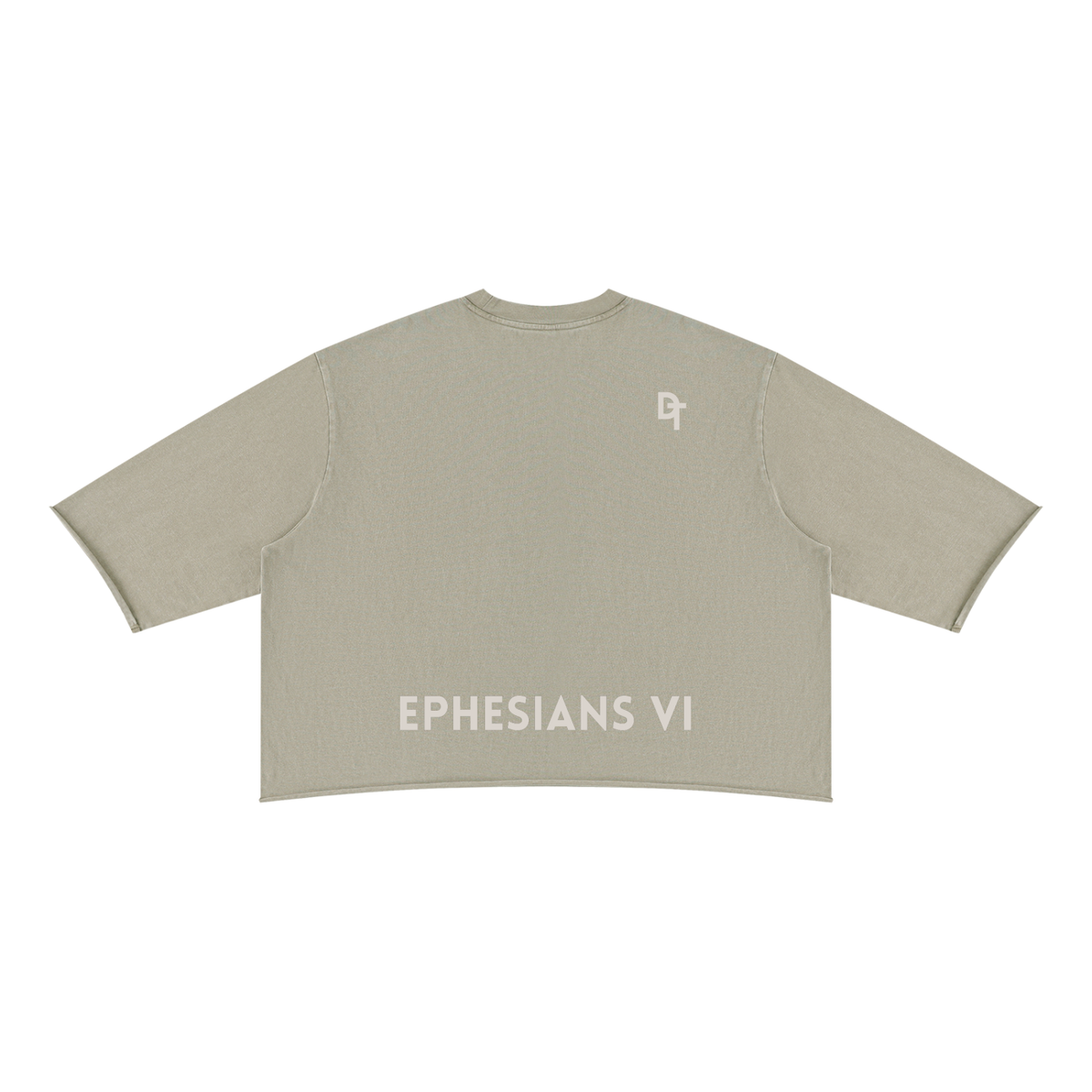 ARMOR ON. | Mineral Wash Raw Hem Boxy Tee