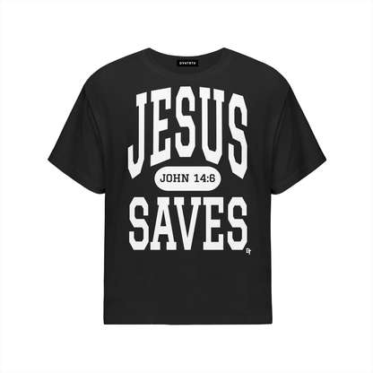JESUS SAVES Classic | Oversized Cotton Tee