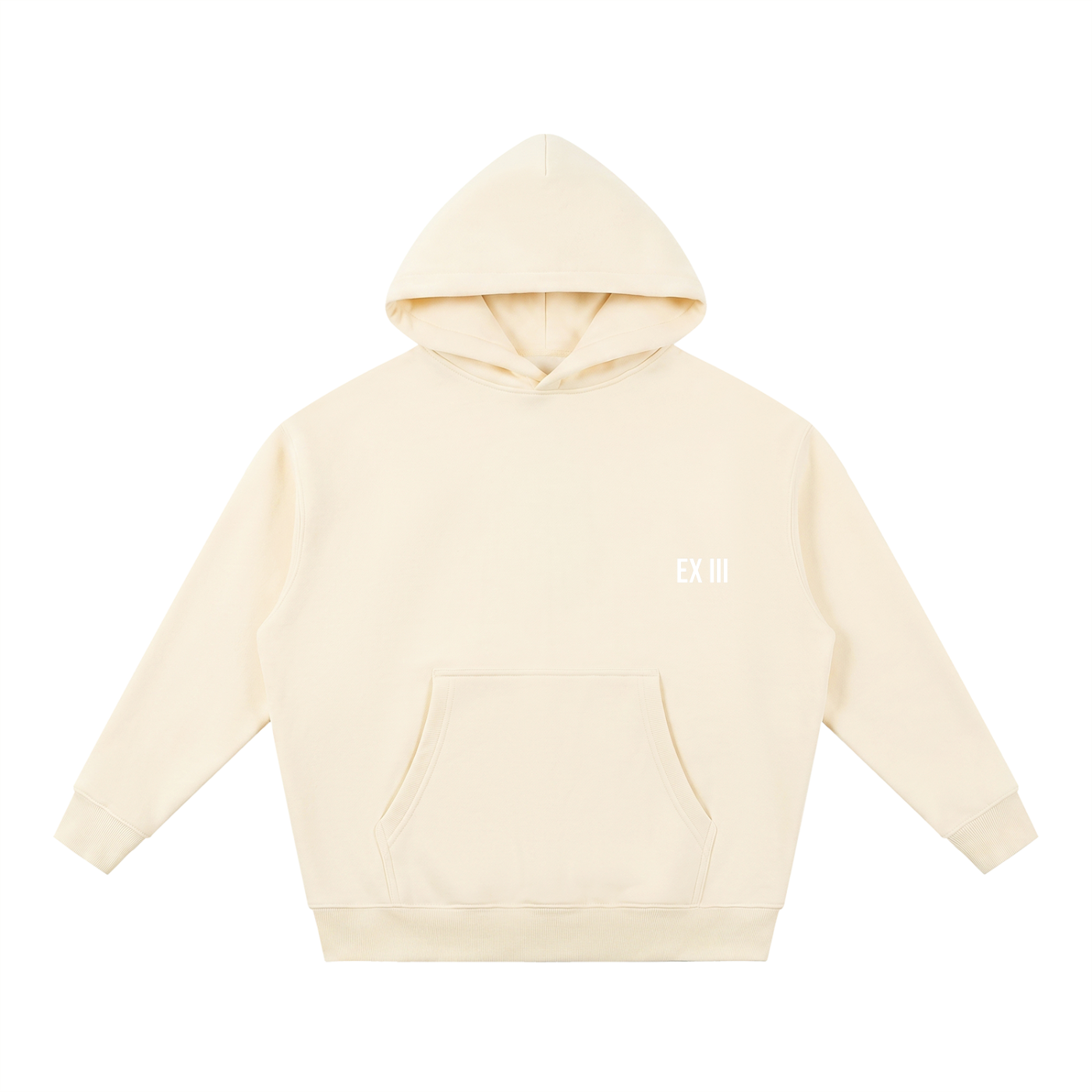 Essential Oversized Boxy Fit Fleece Hoodie