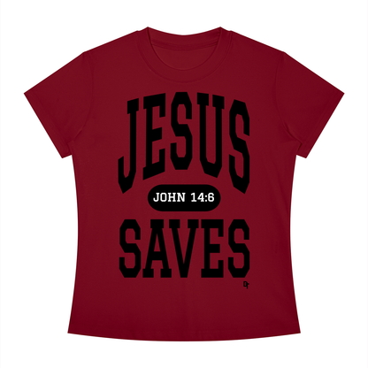 JESUS SAVES Classic | Slim Fit Crewneck Tee