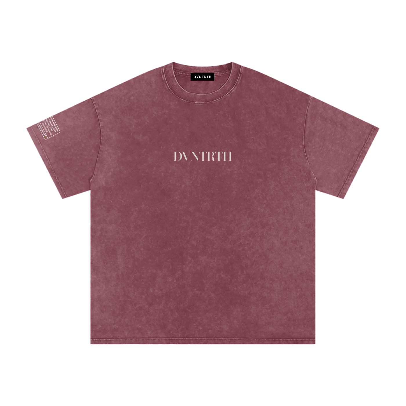 DVNTRTH x Static Flower | Washed Oversized Tee