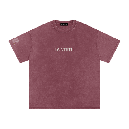 DVNTRTH x Static Flower | Washed Oversized Tee