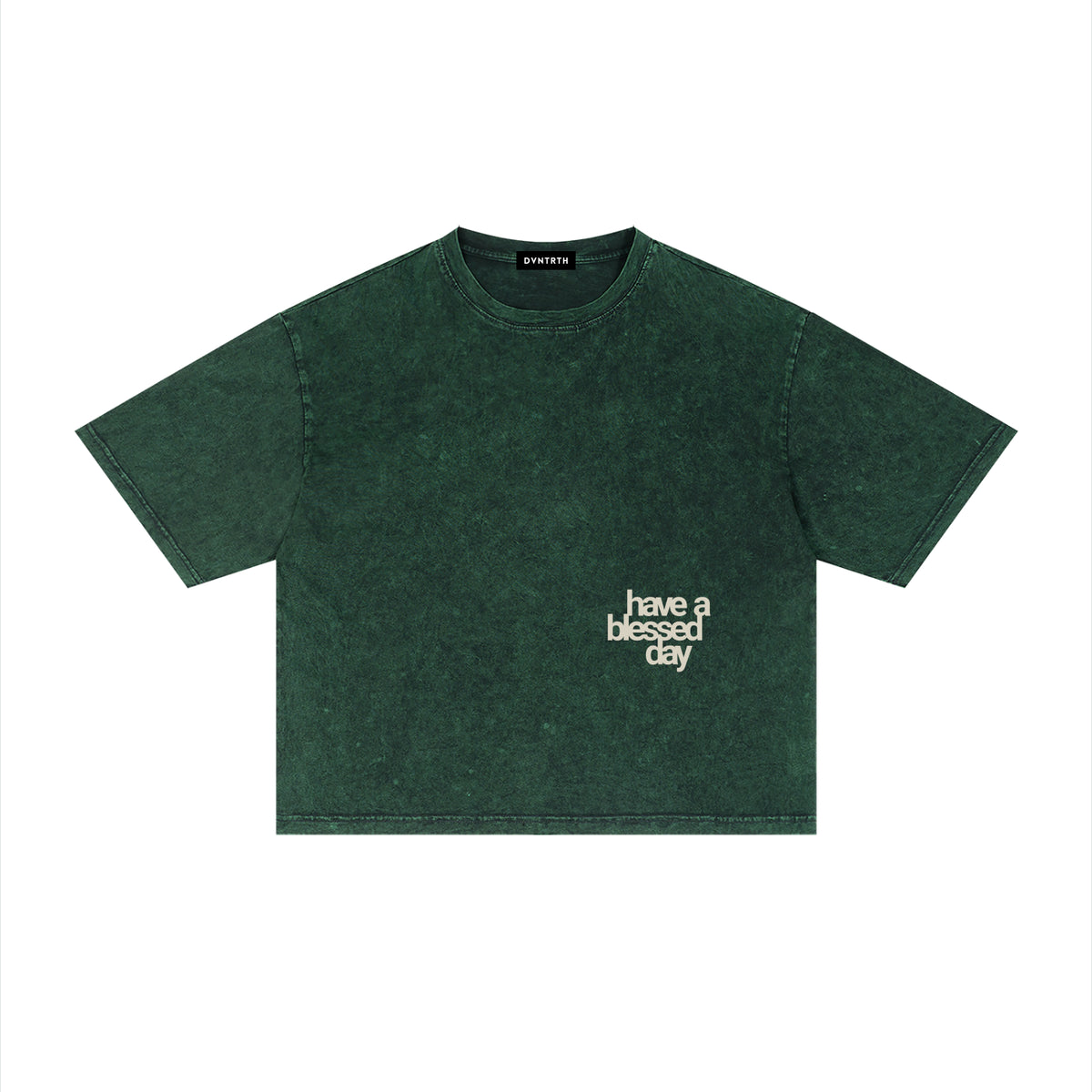 have a blessed day | Mineral Wash Boxy Tee