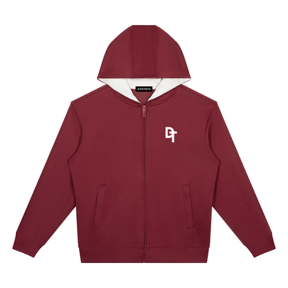 DT | Drop Shoulder Full Zip Hoodie