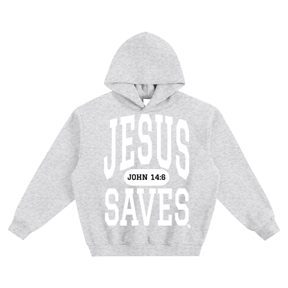 JESUS SAVES Classic | Boxy Hoodie