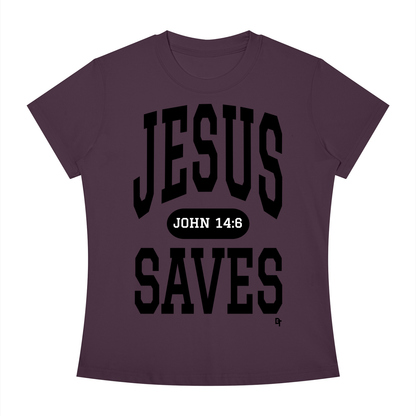 JESUS SAVES Classic | Slim Fit Crewneck Tee