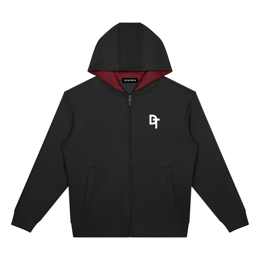 DT | Drop Shoulder Full Zip Hoodie