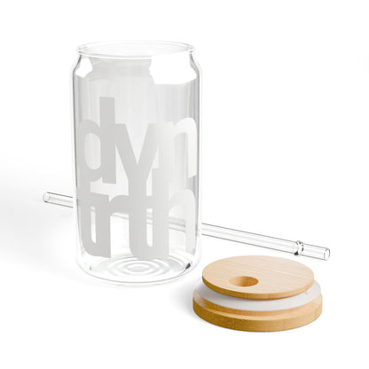 DVNTRTH Stacked | Sipper Glass - White