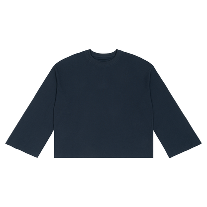 Minimal Waffle Raw Edge Tee