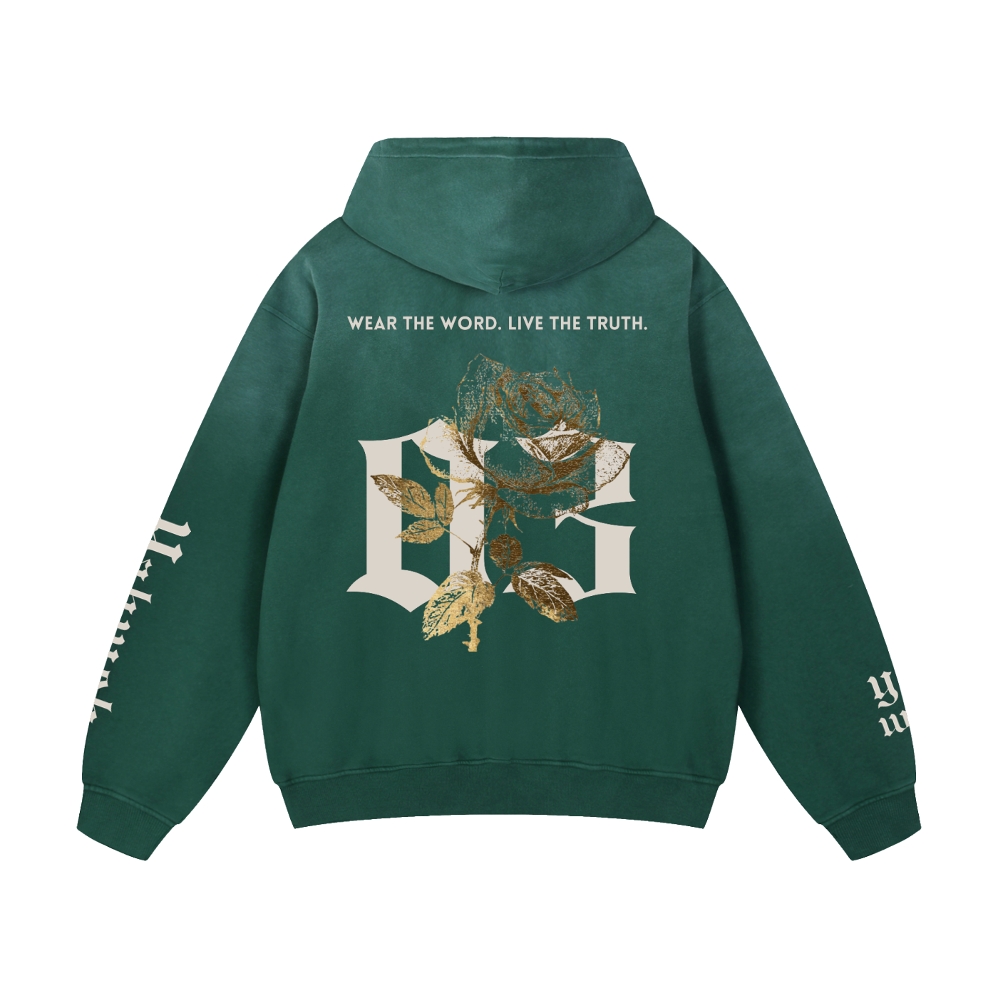 EX III x Yahweh Sunfade Oversized Hoodie