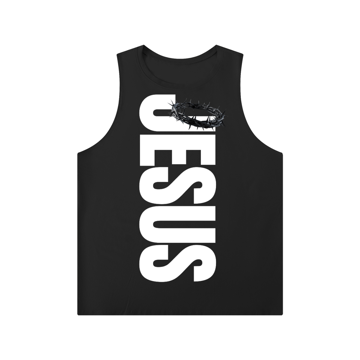 JESUS x Thorn Crown | Crewneck Tank Top