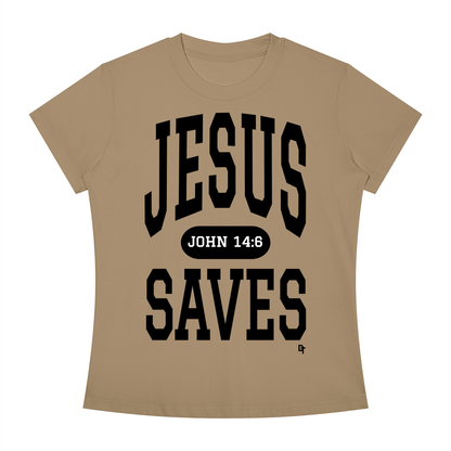 JESUS SAVES Classic | Slim Fit Crewneck Tee