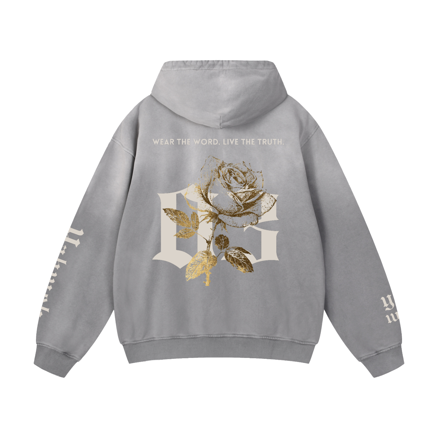 EX III x Yahweh Sunfade Oversized Hoodie