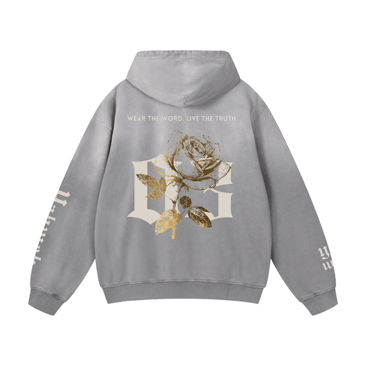 EX III x Yahweh Sunfade Oversized Hoodie