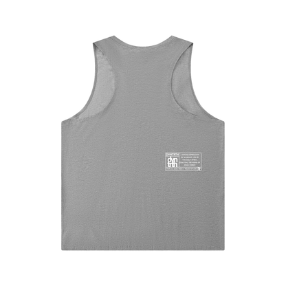 Men's Solid Color Crewneck Tank Top