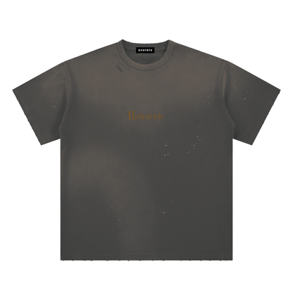 YHWH | Frayed Sunfade Paint Splatter Tee