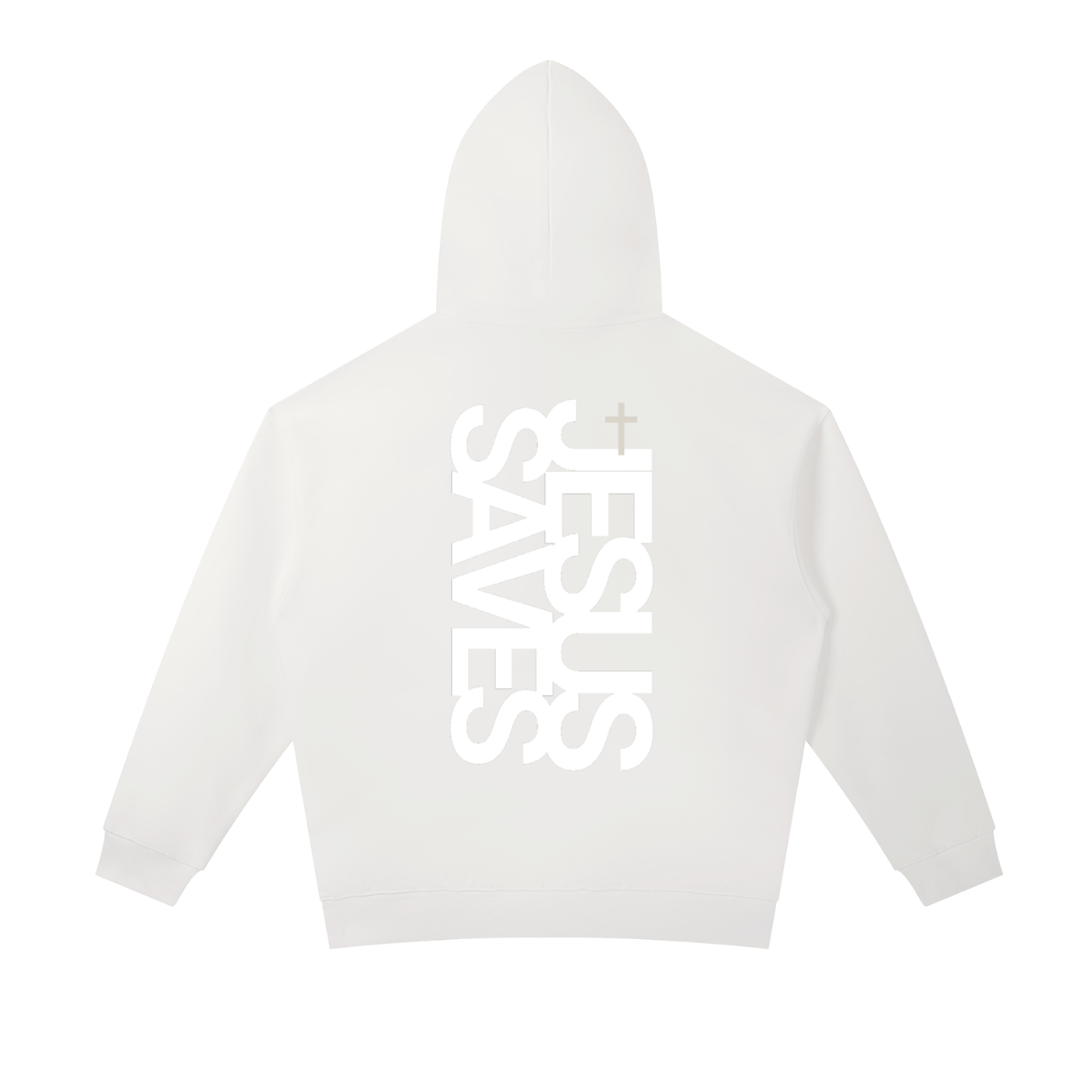 Jesus Saves Vertical | Essential Oversized Hoodie