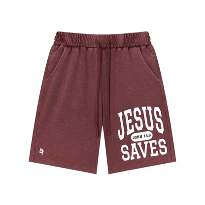 JESUS SAVES Classic | Waffle Knit Shorts
