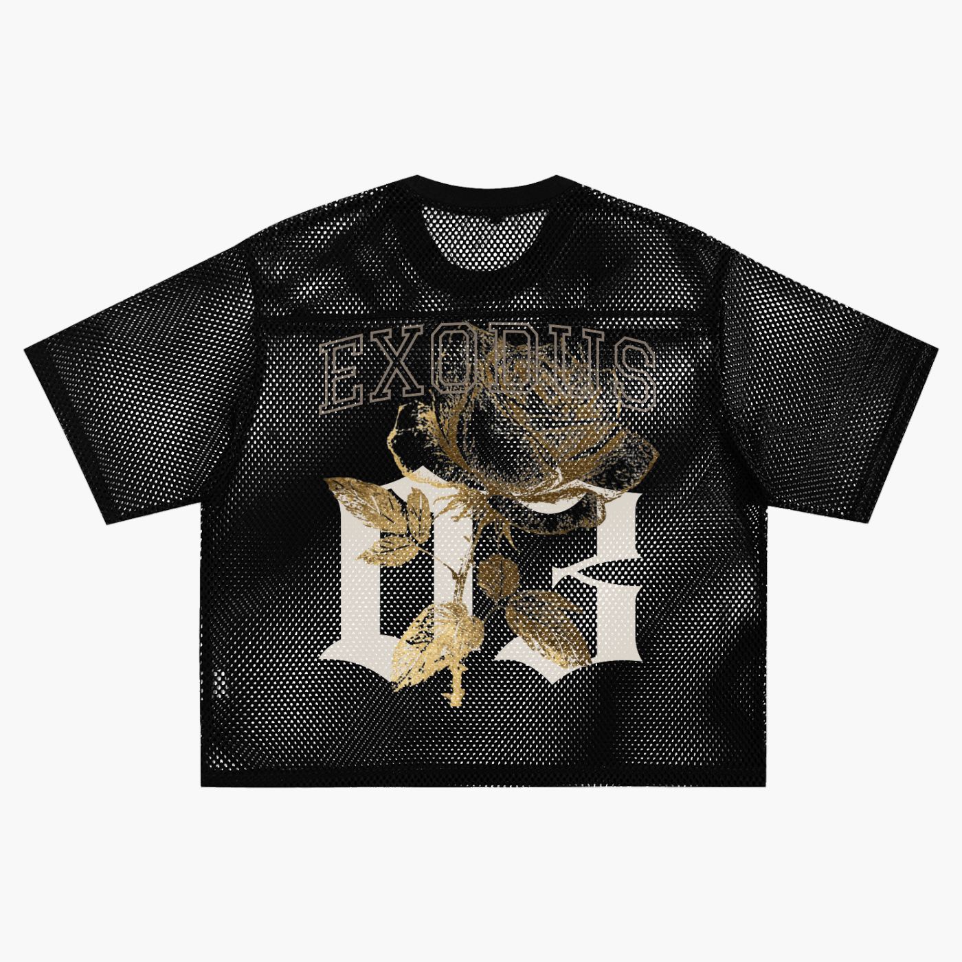 Yhwh x 03 Gold Rose | Mesh Boxy Net Tee