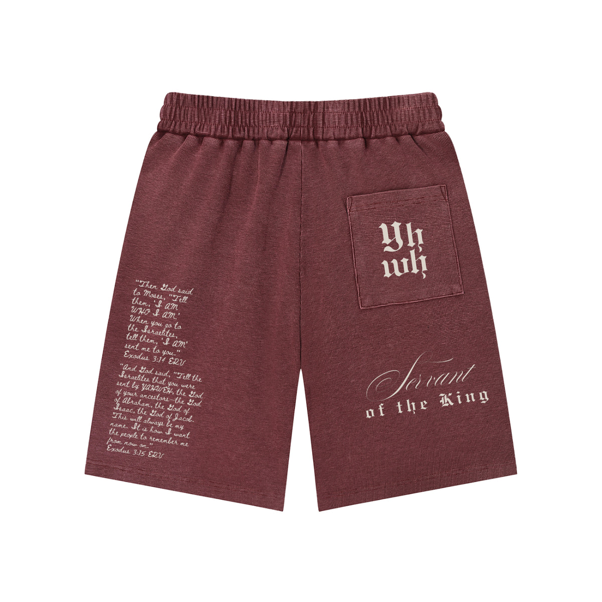 EXO 03 | Mineral Wash Waffle Knit Shorts