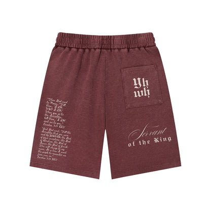 EXO 03 | Mineral Wash Waffle Knit Shorts