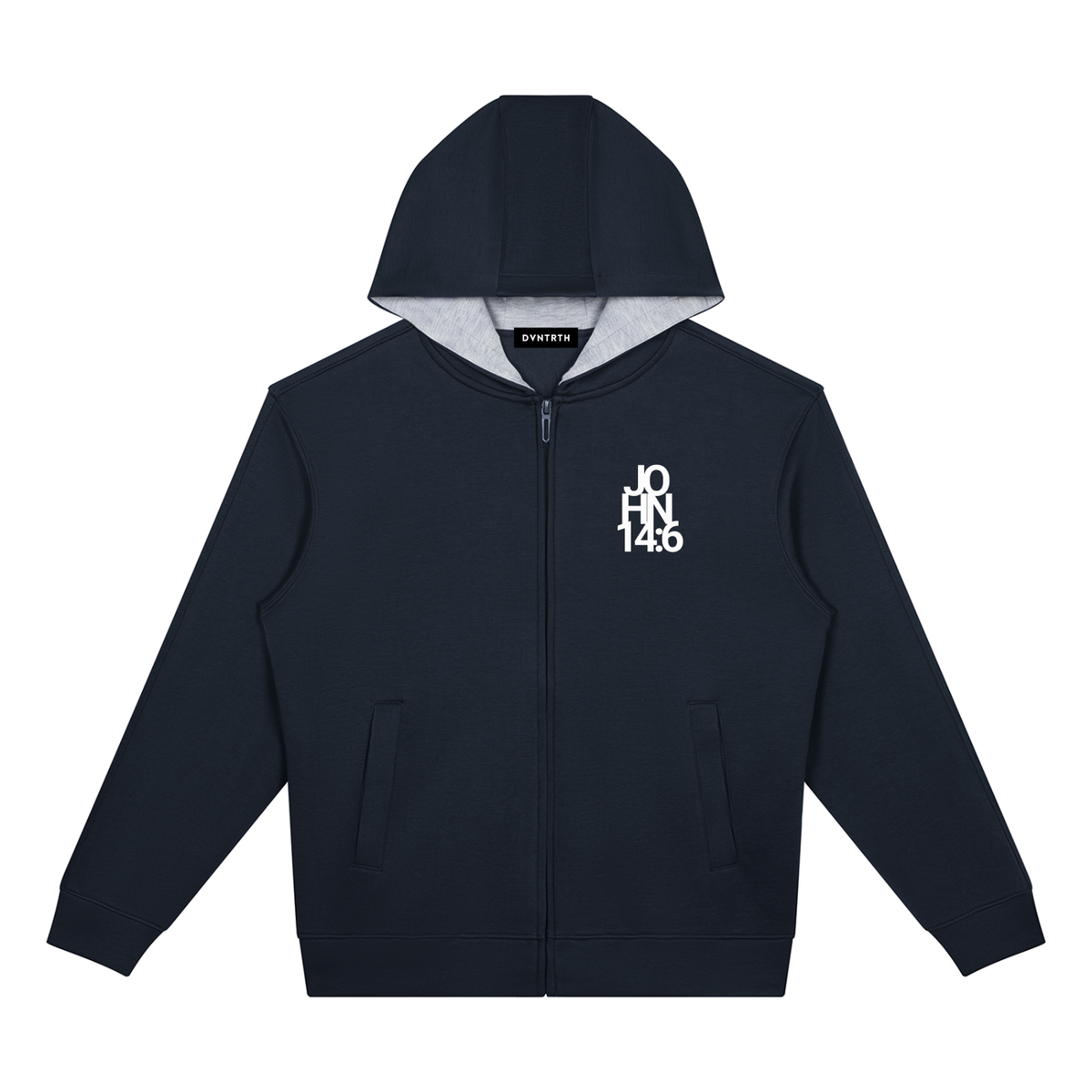 JOHN14:6 | Drop Shoulder Full Zip Hoodie