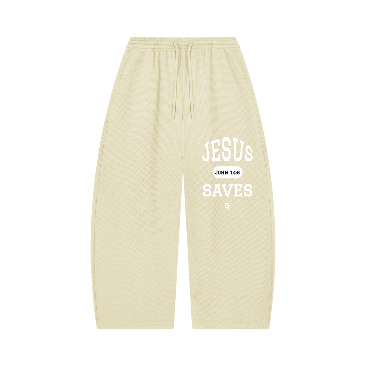 JESUS SAVES Classic | Waffle Barrel Pants