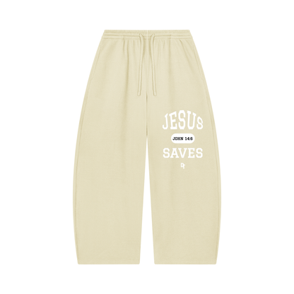 JESUS SAVES Classic | Waffle Barrel Pants