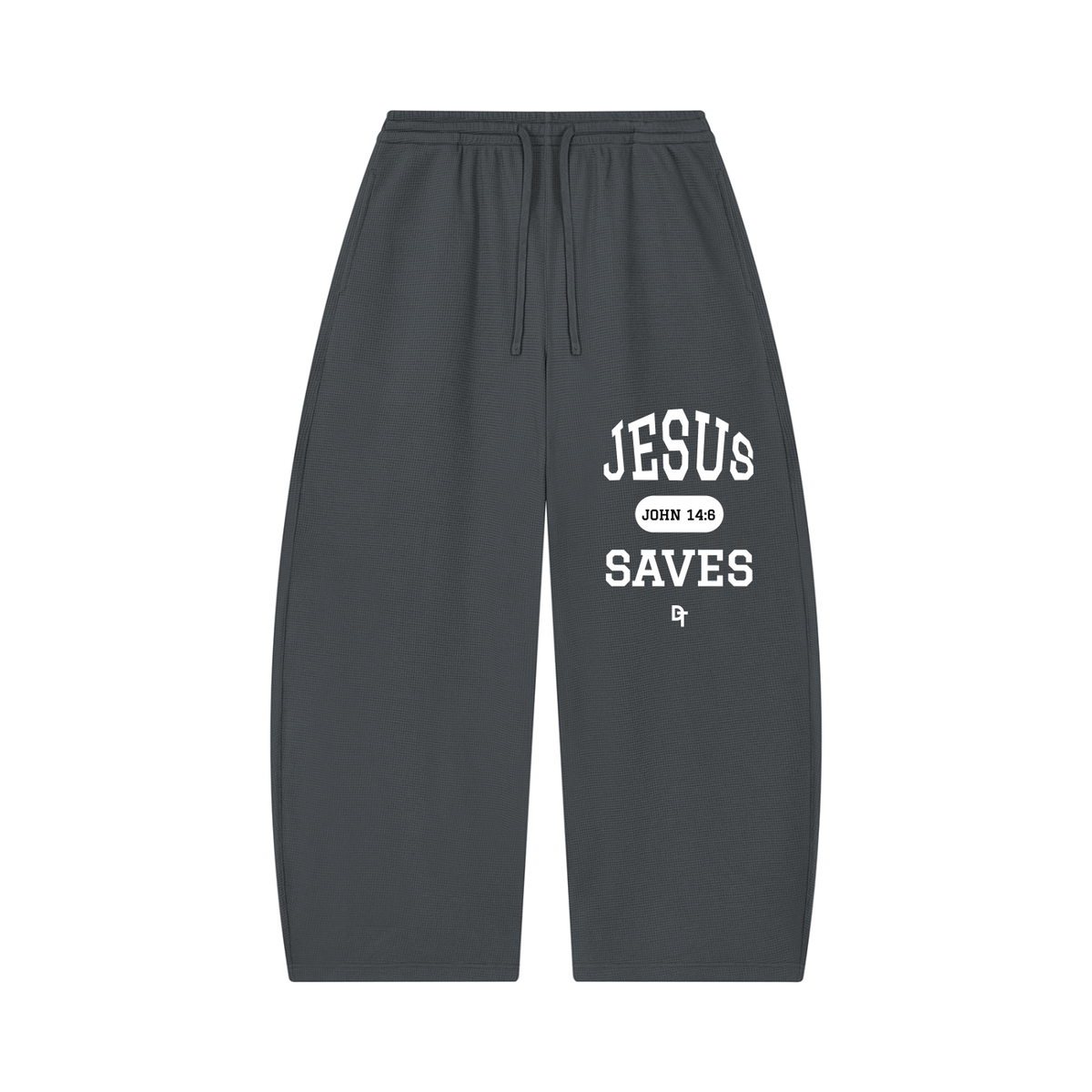 JESUS SAVES Classic | Waffle Barrel Pants