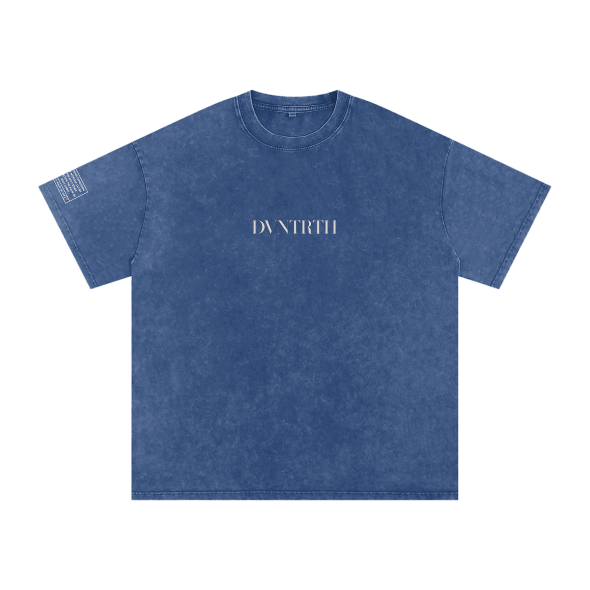 DVNTRTH | Snow Washed Oversized Cotton Tee