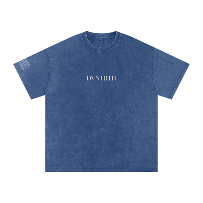 DVNTRTH | Snow Washed Oversized Cotton Tee