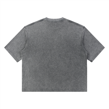 BELIEVER | Mineral Wash Waffle Boxy Tee