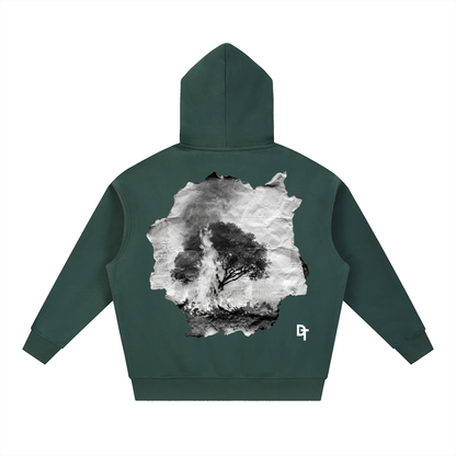 Essential Oversized Boxy Fit Fleece Hoodie