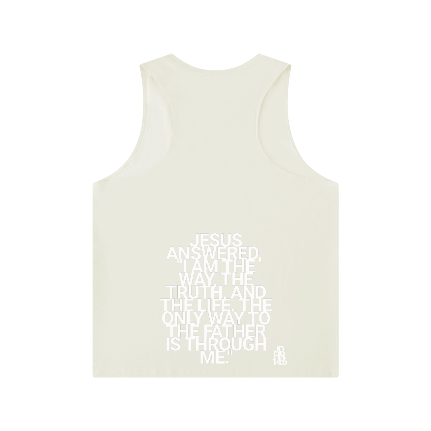 Men's Solid Color Crewneck Tank Top