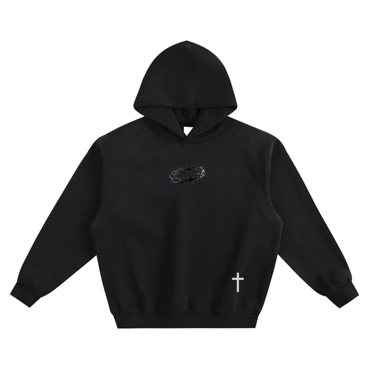 Thorn Crown x Cross | Essential Boxy Hoodie