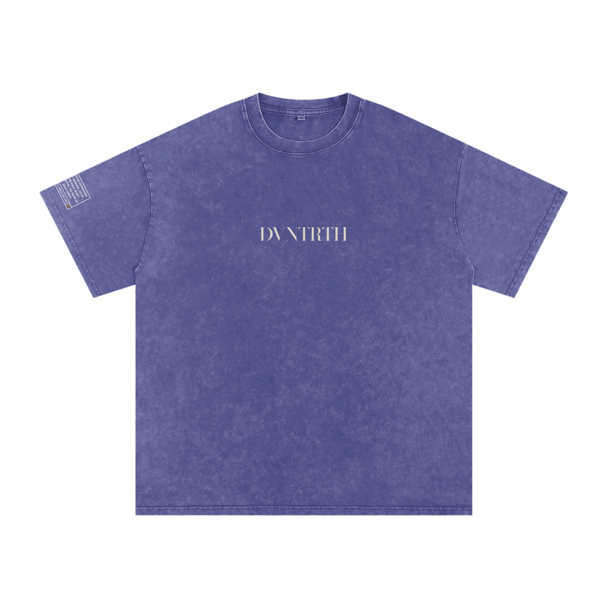 DVNTRTH | Snow Washed Oversized Cotton Tee