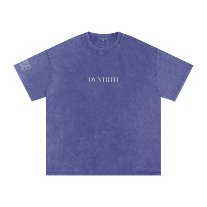 DVNTRTH | Snow Washed Oversized Cotton Tee