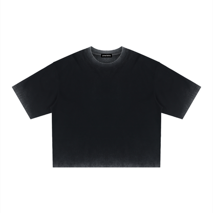 Minimal Reverse Dyed Boxy Tee