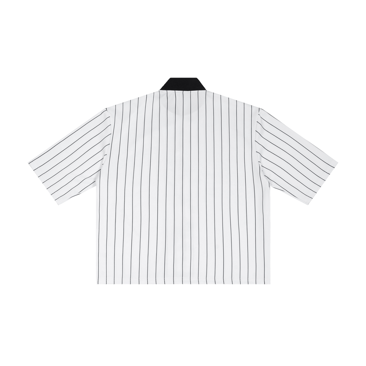 JESUS SAVES Classic | Striped Full-Zip Baseball Jersey