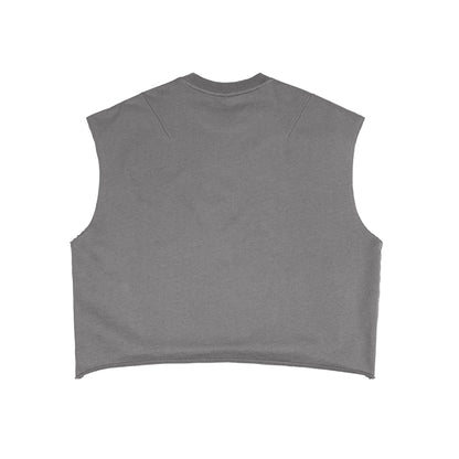 Classic DVNTRTH | Frayed Sleeveless Boxy Sweatshirt