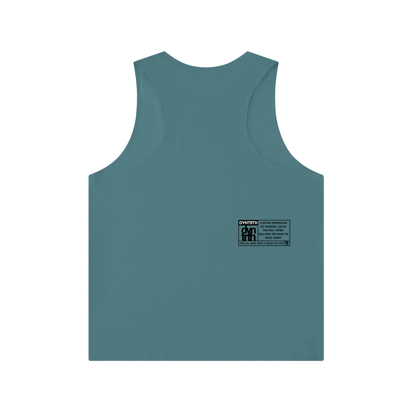 Men's Solid Color Crewneck Tank Top