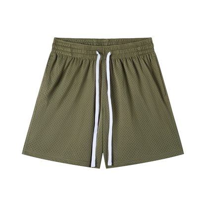 Minimal Mesh Drawstring Shorts