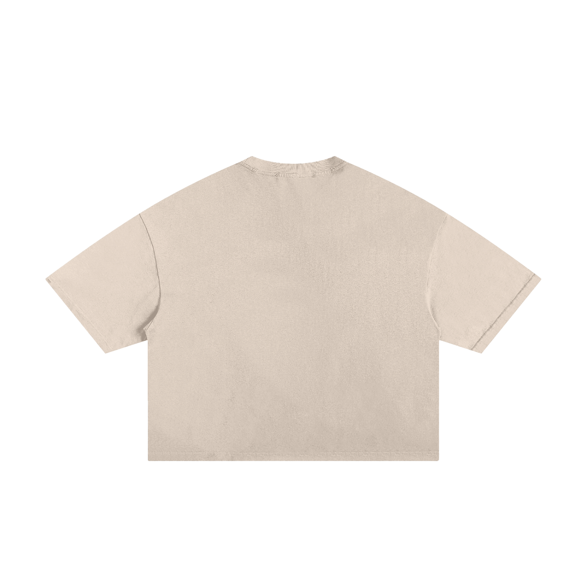 Classic Cut-Holes Frayed Boxy Tee