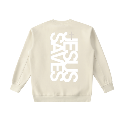 Jesus Saves Vertical | Essential Crewneck Sweatshirt