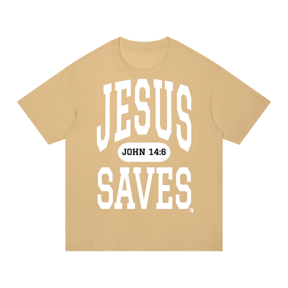 JESUS SAVES Classic | Regular Fit Cotton Tee