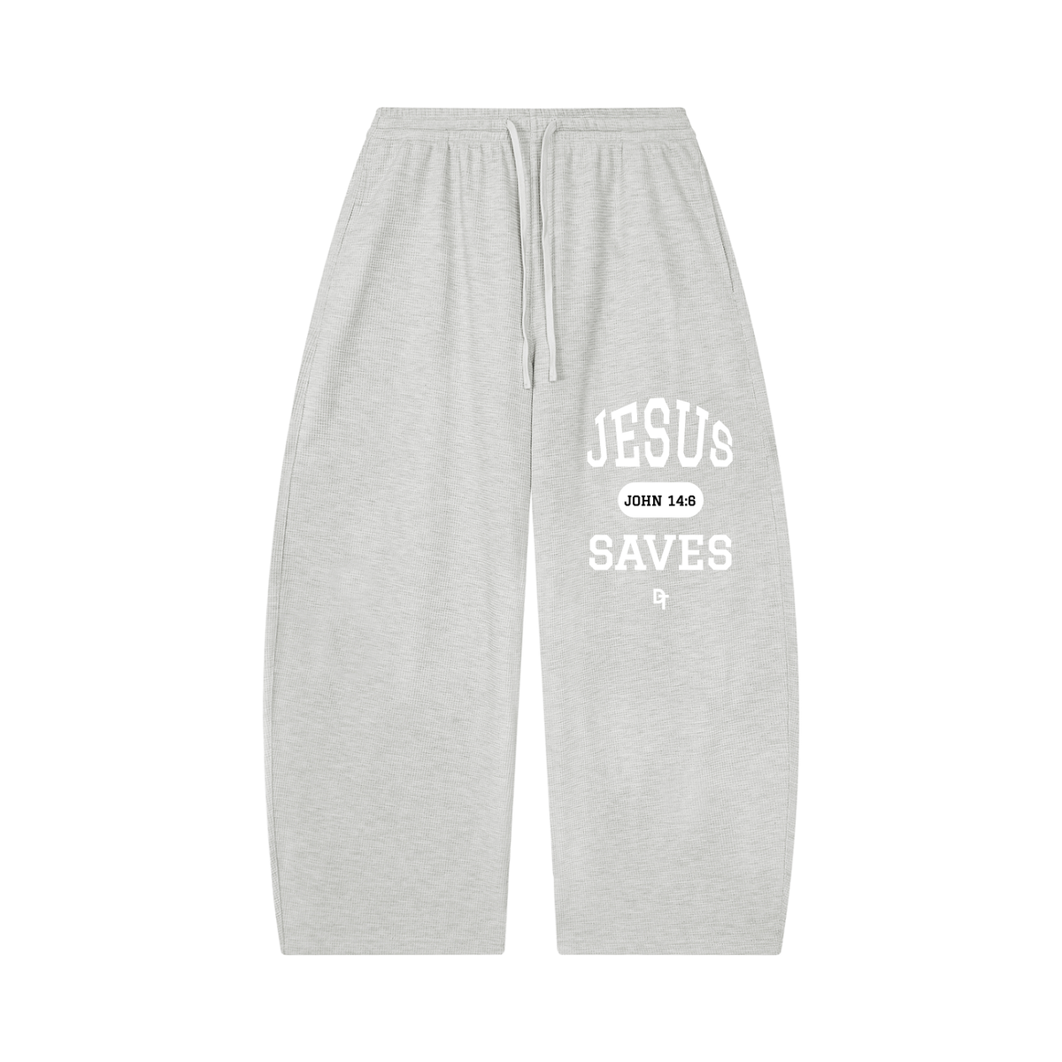 JESUS SAVES Classic | Waffle Barrel Pants