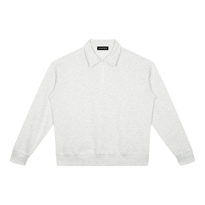 Unisex Boxy Quarter-Zip Sweatshirt