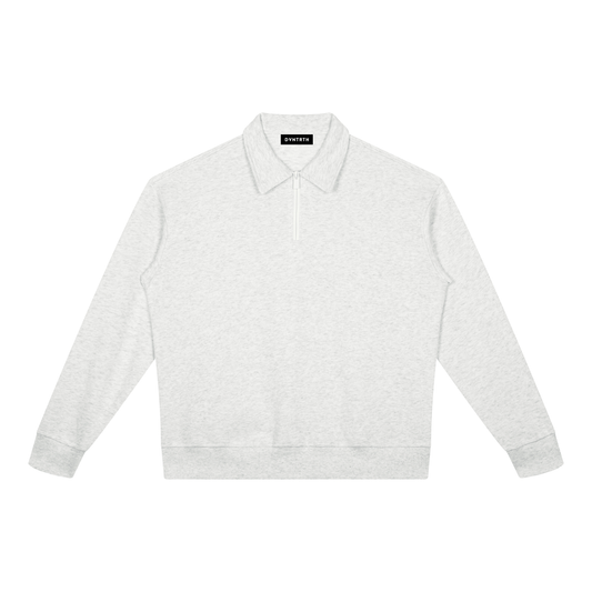 Unisex Boxy Quarter-Zip Sweatshirt
